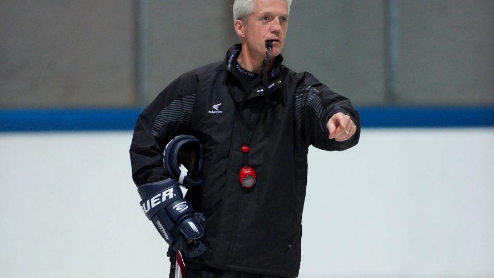 Fred Carroll, the coach of EV Bozen (photo Pattis)