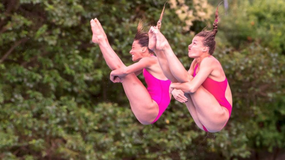 Francesca Dallapè und Tania Cagnotto belegten den 2. Rang
