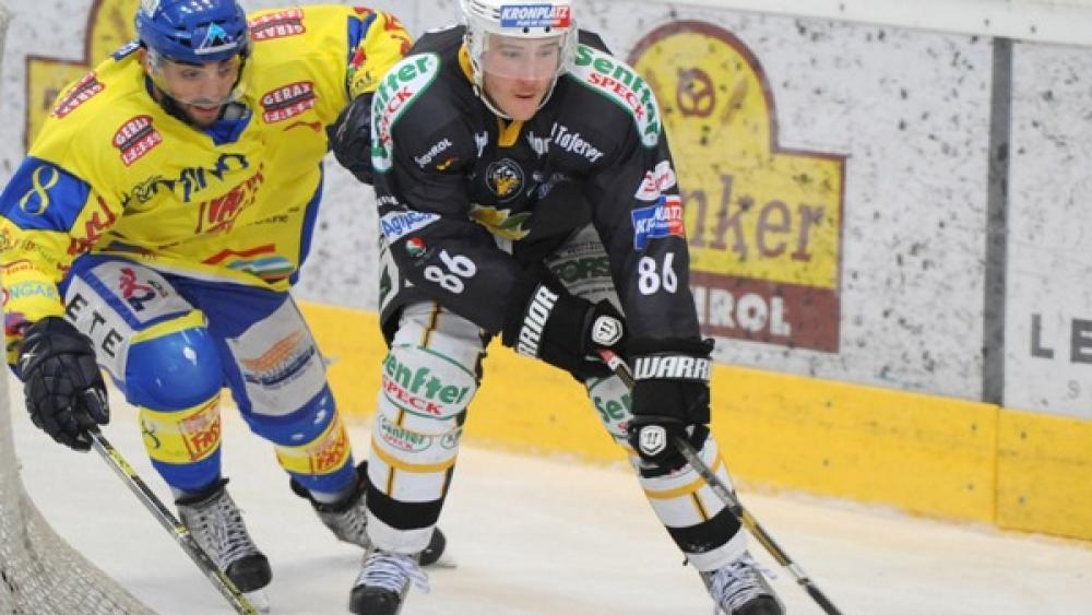 Tyler Doig im Trikot des HC Pustertal (Foto Iwan Foppa/HCP)