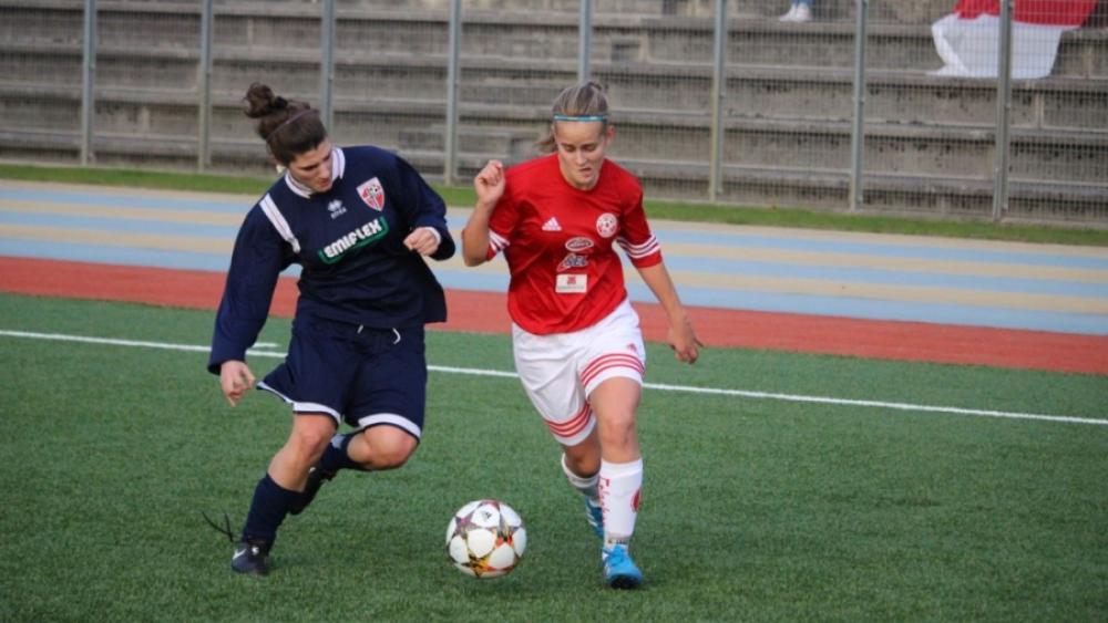 Verena Erlacher (rechts) musste mit dem CFS eine Niederlage einstecken