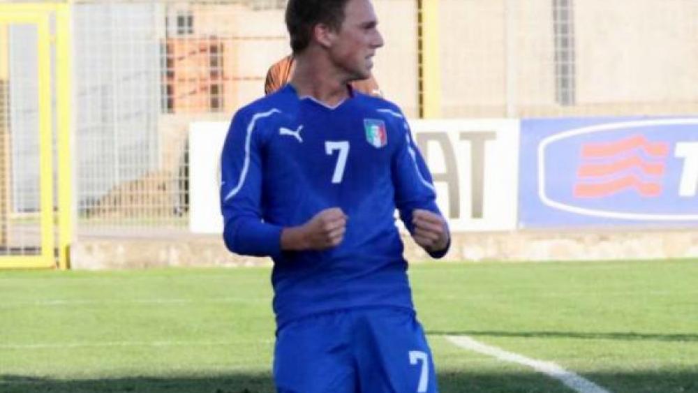 Manuel Fischnaller im Trikot der italienischen U20-Auswahl