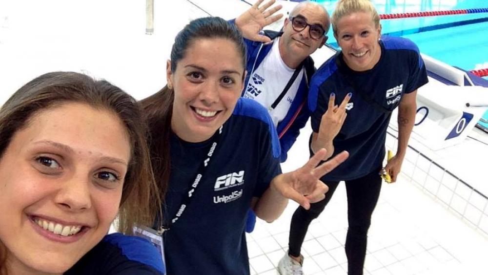 Lisa Fissneider (l.) and Laura Letrari (r.) at the European Championships in London (Photo: Facebook/Fissneider)