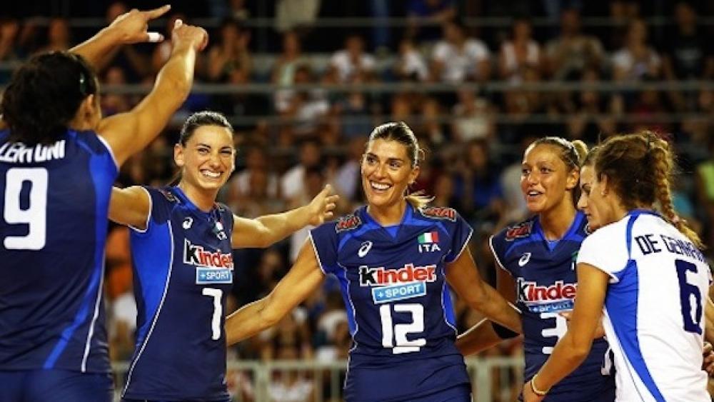 Raphaela Folie and Co. sont prêtes pour le Grand Prix Mondial (Photo : federvolley.it)