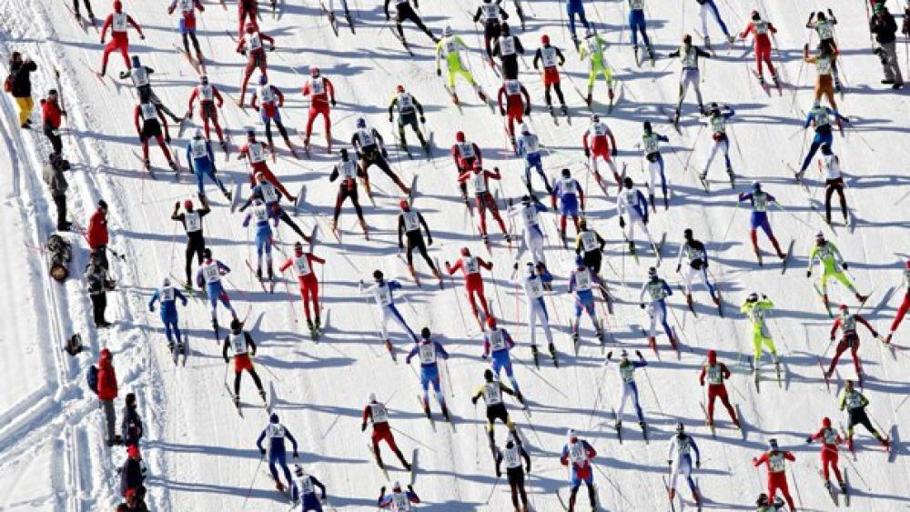 Countless cross-country skiers head to the Casies Valley on weekends