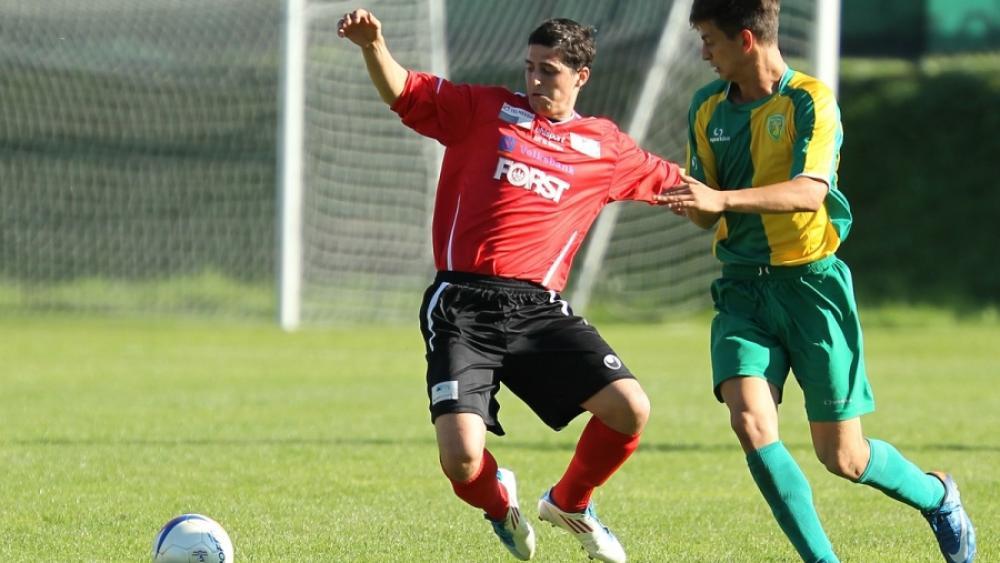 Roland Harrasser und Co. entführten einen Punkt aus Mezzocorona (Foto Griessmair)
