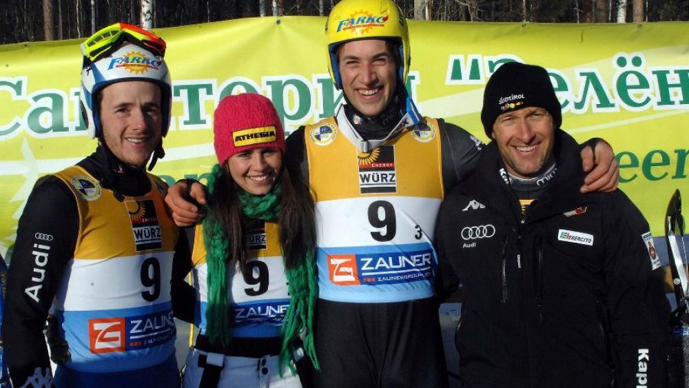 Florian Clara, Renate Gietl, Patrick Pigneter und Anton Blasbichler (Fotos H. Sobe)
Russland siegte vor den beiden Teams aus Österreich