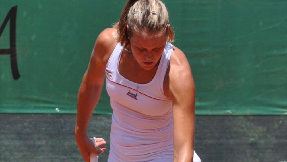 Karin Knapp schied unglücklich aus