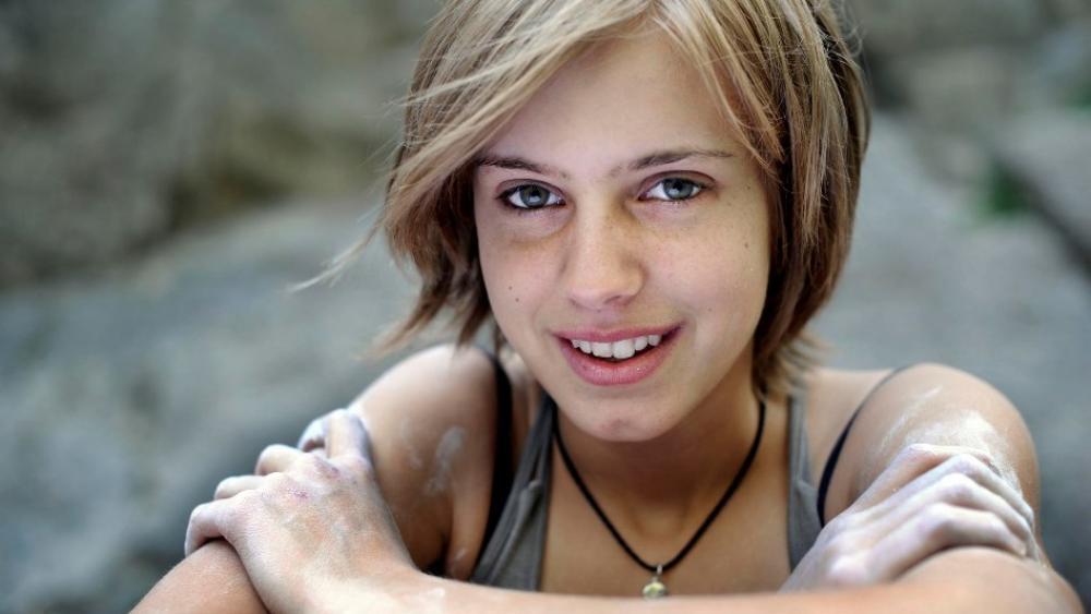 Nachwuchsklettererin Alexandra Ladurner