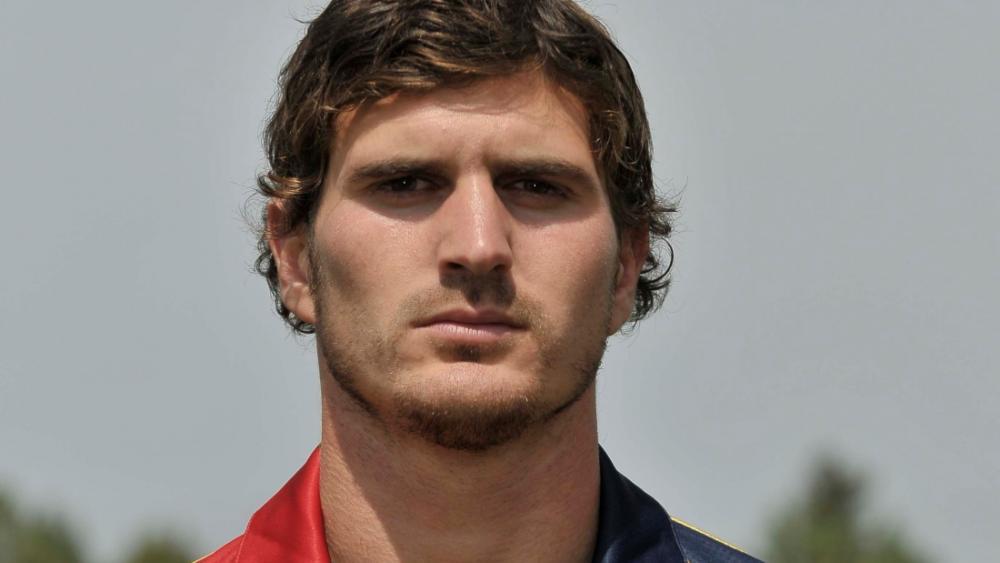 Simon Laner im Cagliari-Trikot