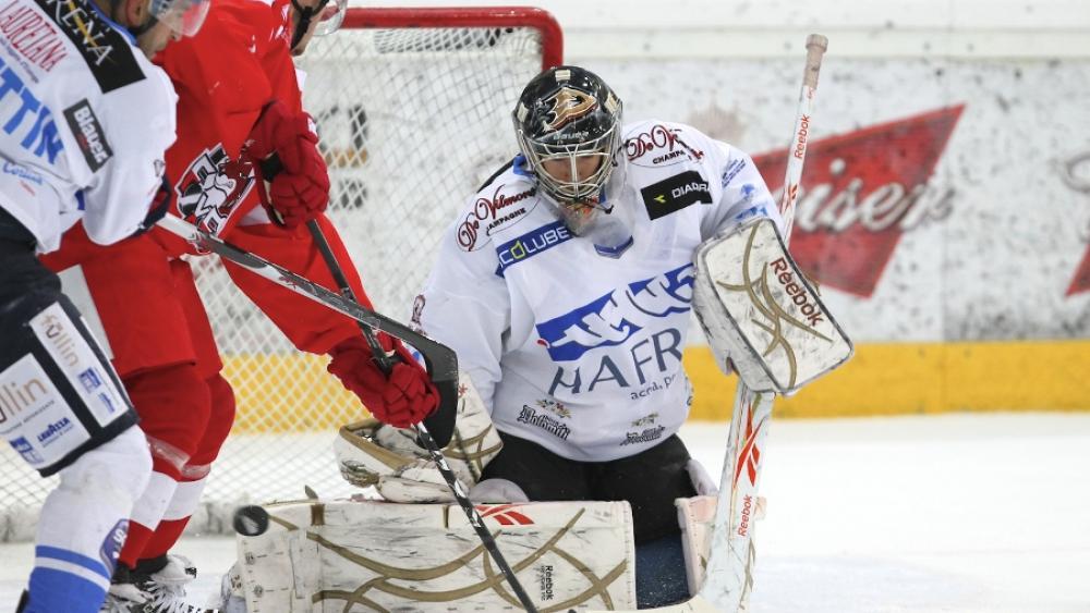 Cortina-Torhüter Levasseur will gegen Bozen seinen Kasten sauber halten (Tiellephoto)
Die Wölfe haben sich für das Derby gegen Ritten viel vorgenommen (Foppa)