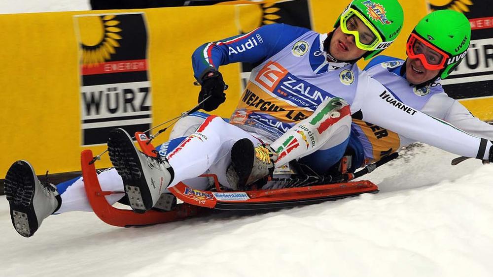 Patrick Pigneter mit seinem Doppelsitzerpartner Florian Clara (Foto: Sobe)