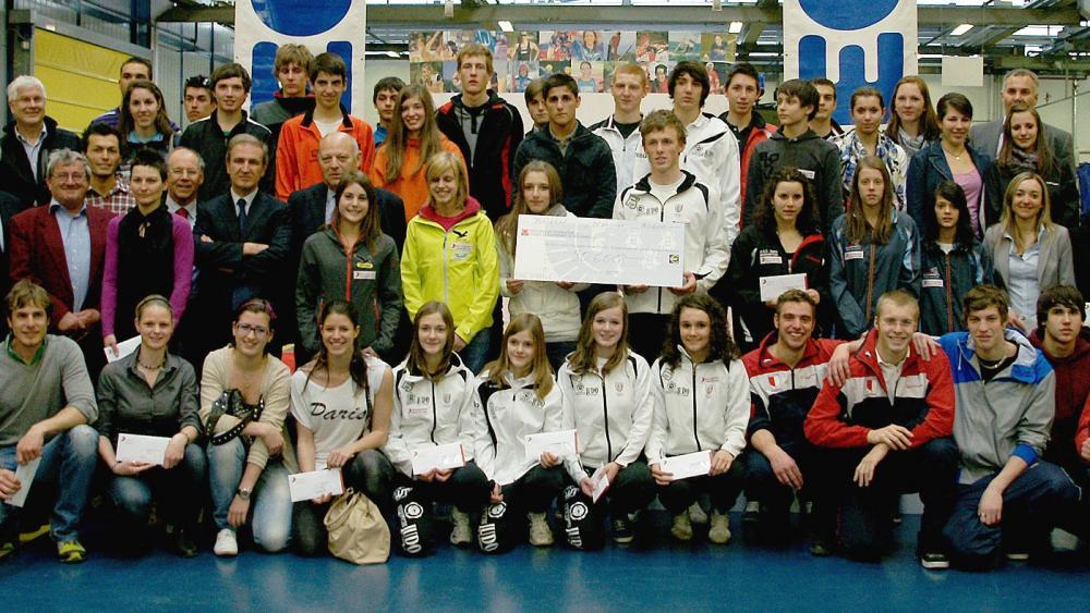 We were happy about the support check from Sporthilfe