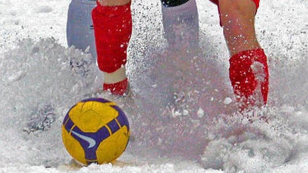 Das Pokalfinale musste wegen des Schnees verschoben werden