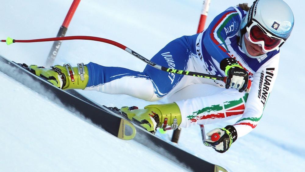 Verena Stuffer wurde mit Startnummer 35 gute 10 (Pentaphoto/FISI)