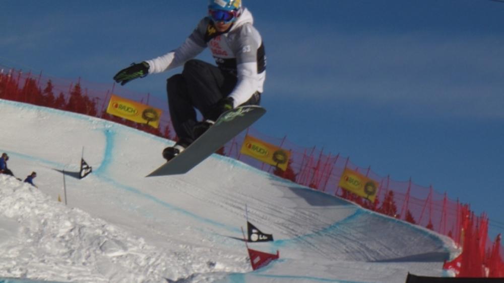 Hob in Lech am Arlberg gleich mehrmals ab: Omar Visintin