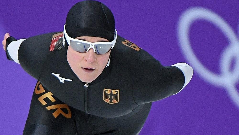 Die 45-jährige Claudia Pechstein verpasst ihre zehnte Olympiamedaille. © SID / WANG ZHAO
