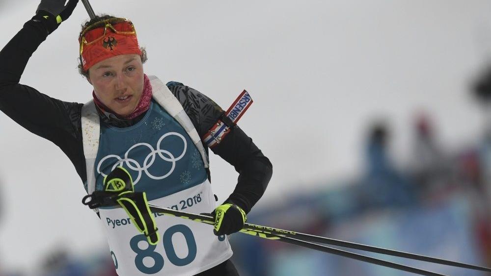 Laura Dahlmeier wins the bronze medal in the individual © SID / CHRISTOF STACHE