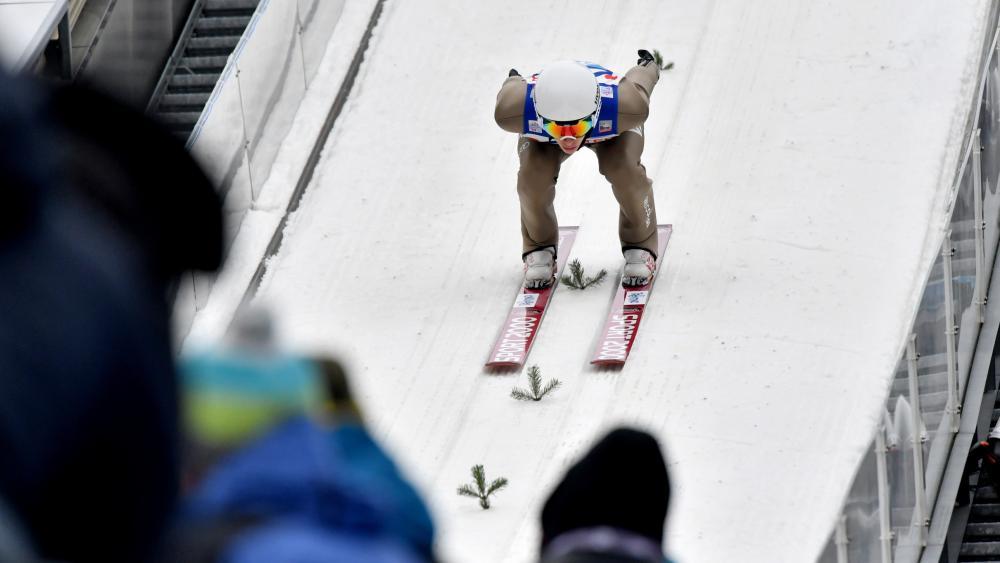 Alex Insam bei der Vierschanzentournee © APA / BARBARA GINDL