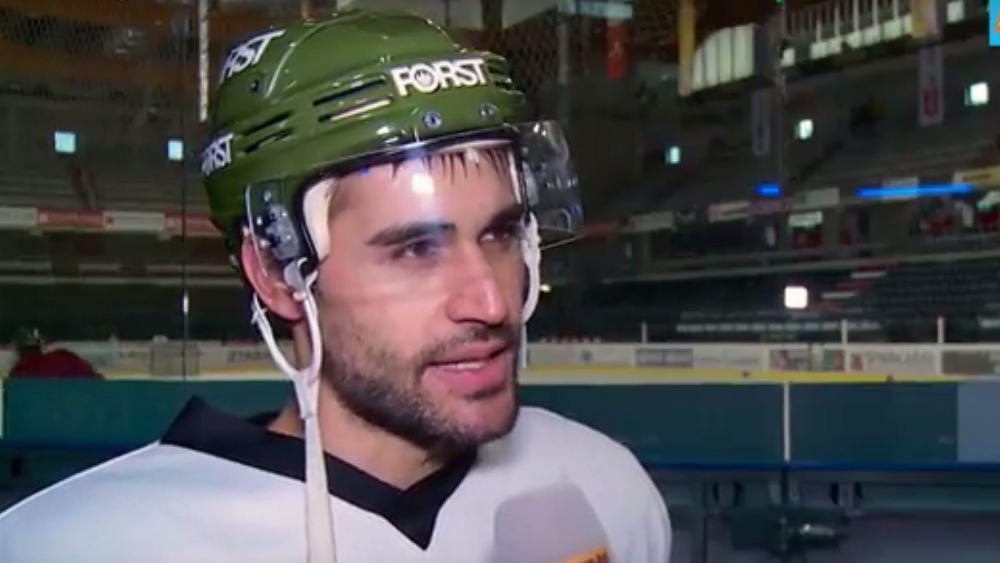 Stürmer Anton Bernard stand im SportNews-Interview Rede und Antwort.