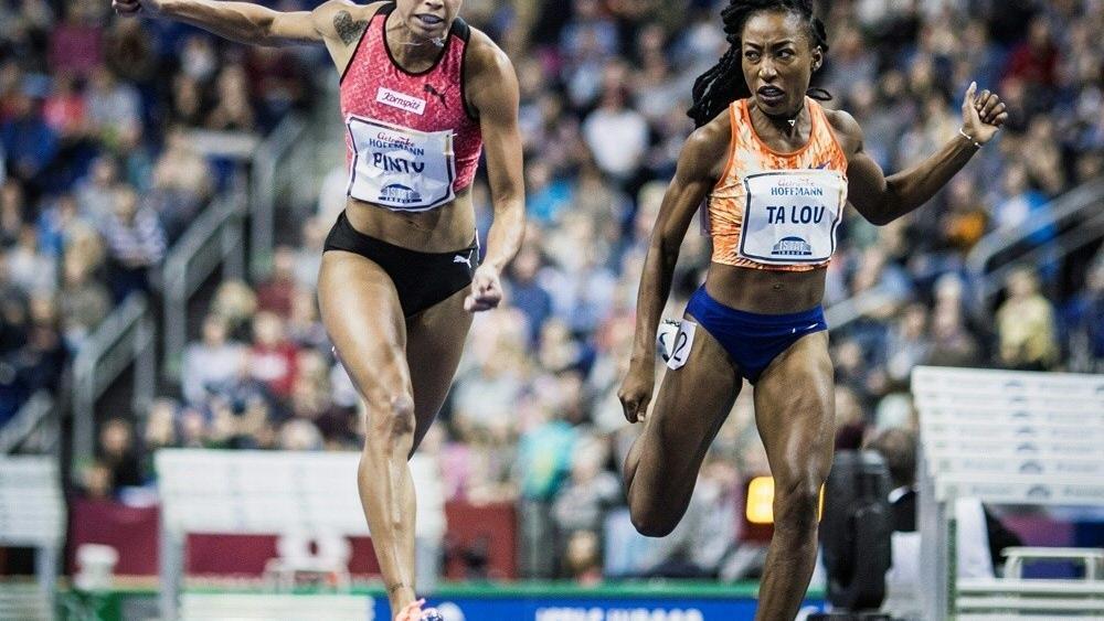 Tatjana Pinto (l.) hat das Finale über 60 m verpasst © PIXATHLON/SID