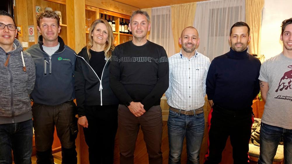 Leiten die Geschicke im offiziellen Taekwondo in den nächsten Jahren: Israel Vasquez Briones, Freddy Facchinelli, Karin Negri, Markus Zadra, Renè Calliari, Alex Fersini und Gabriel Marcomin (von links) © Zadra / Zadra