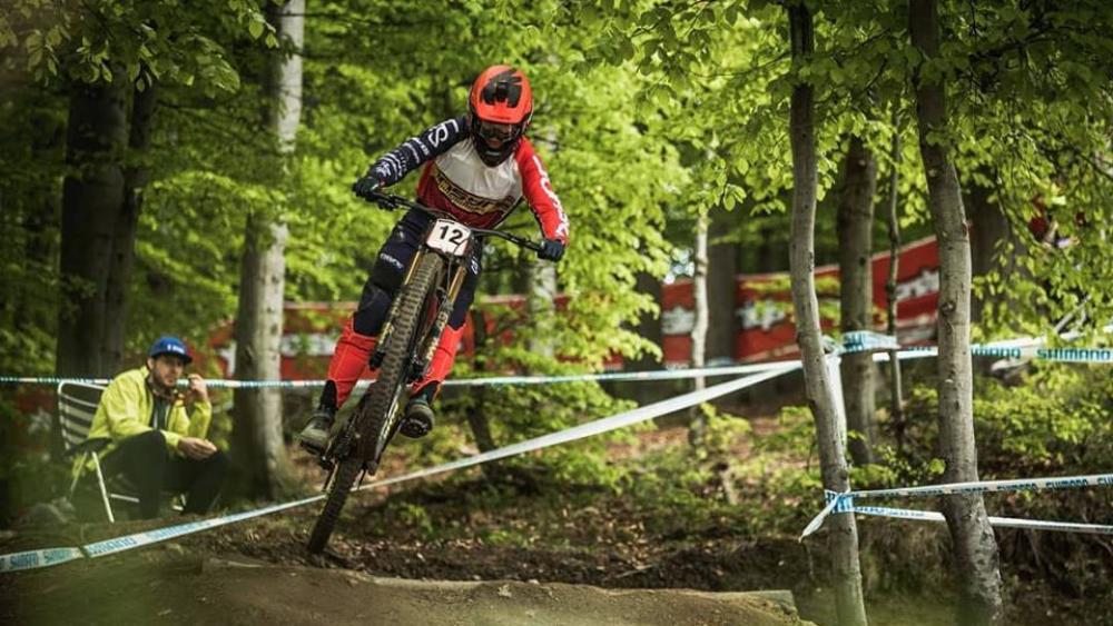 Veronika Widmann beim Weltcup-Auftakt in Marburg. © Facebook