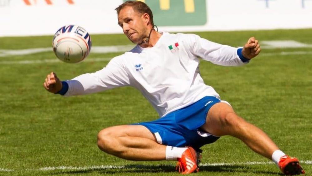 Abwehrspieler Thomas Meran bei der WM in der Schweiz