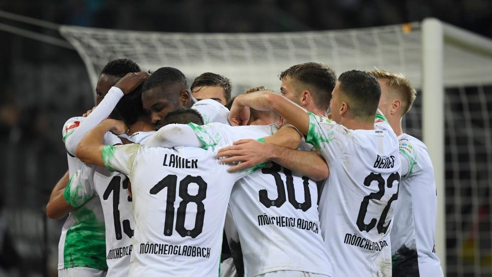 Gladbach ist durch den Sieg gegen Frankfurt wieder an Bayern vorbeigezogen. © APA/afp / INA FASSBENDER