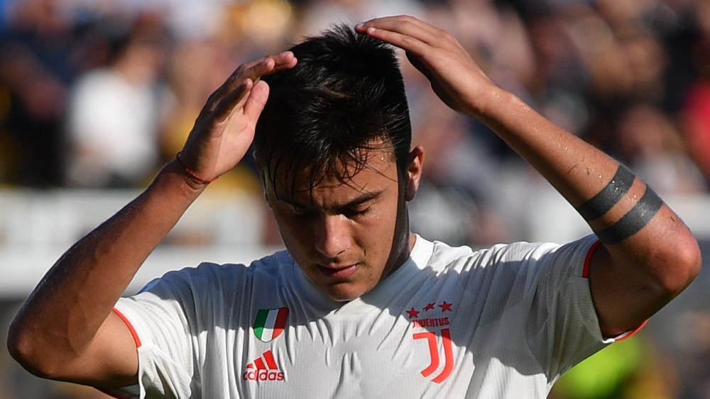 Paulo Dybala rutschte mit Juventus aus. © APA/afp / ALBERTO PIZZOLI