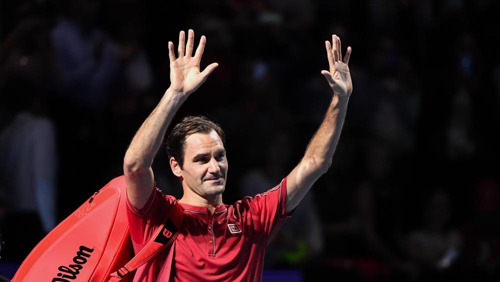 Souveräner Sieg beim Jubiläum: Roger Federer © APA/afp / FABRICE COFFRINI