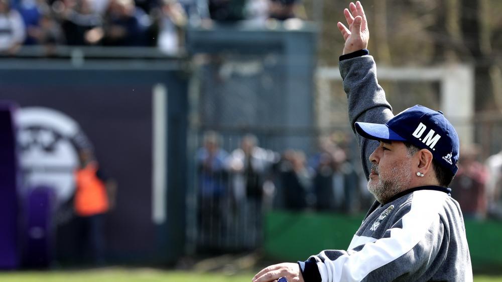 Diego Armando Maradona receives compensation. © AFP / ALEJANDRO PAGNI