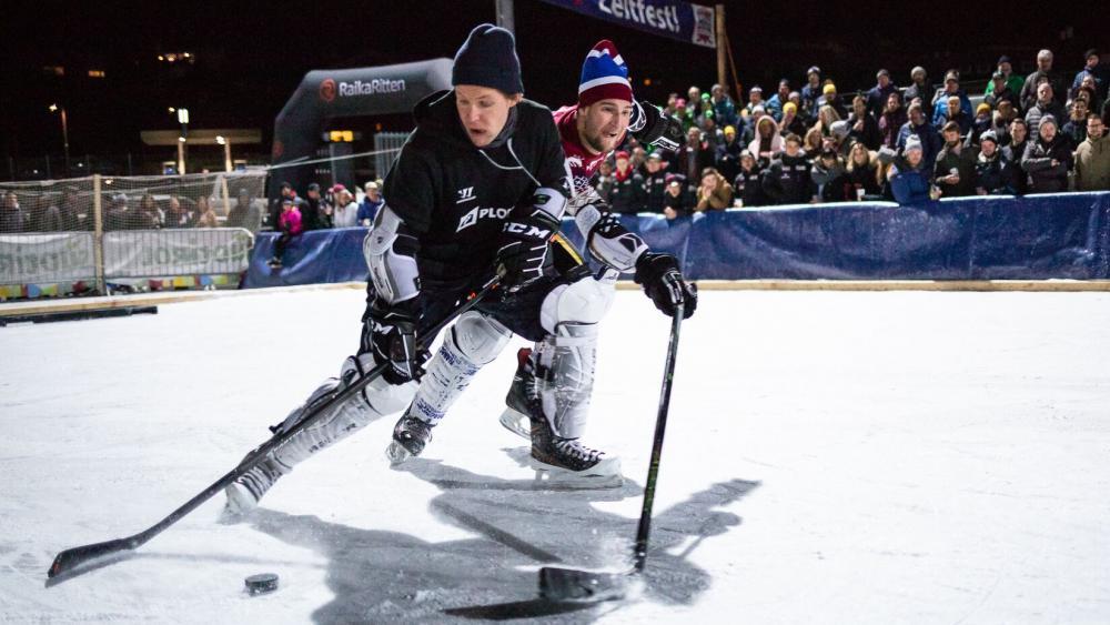 Pure ice hockey: In the final, the construction company Ploner prevailed against the “Lappen of Lapland”. © hk