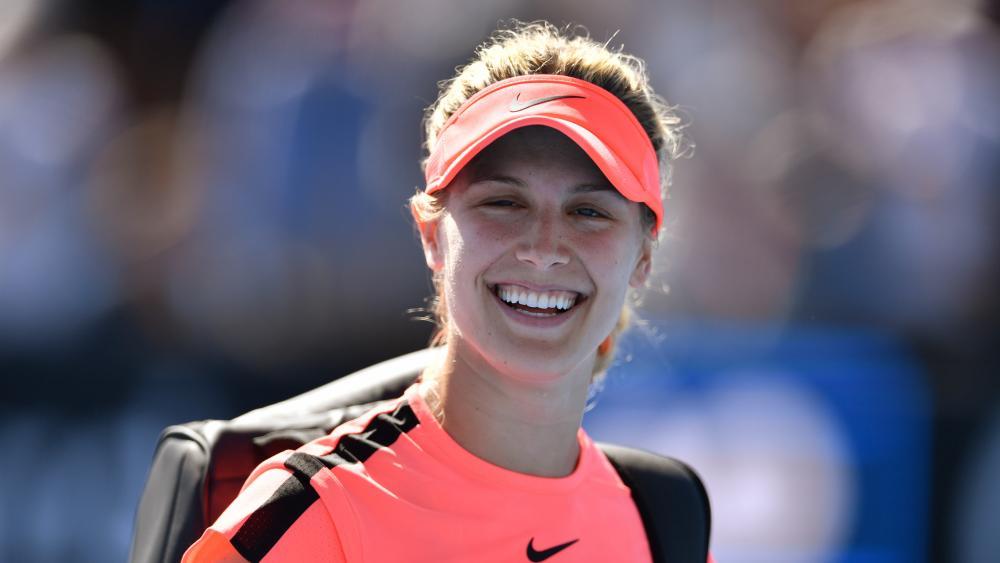 Genie Bouchard eroberte viele Männer-Herzen. © AFP / SAEED KHAN