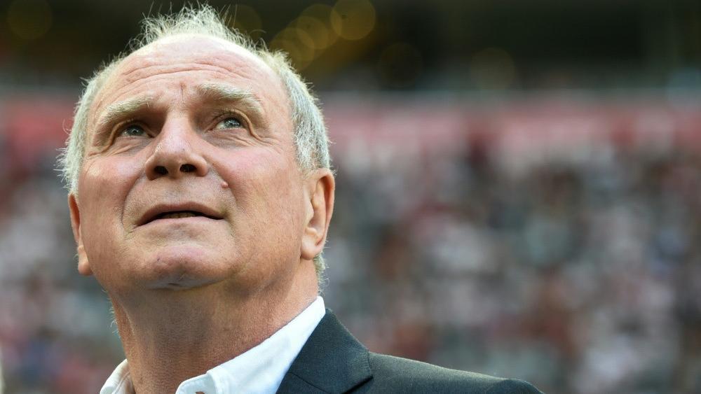 Uli Hoeneß zeigt wie immer klare Kante. © SID / CHRISTOF STACHE