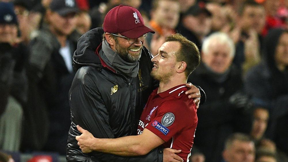 Xherdan Shaqiri (right) is infected with Corona. © SID / OLI SCARFF