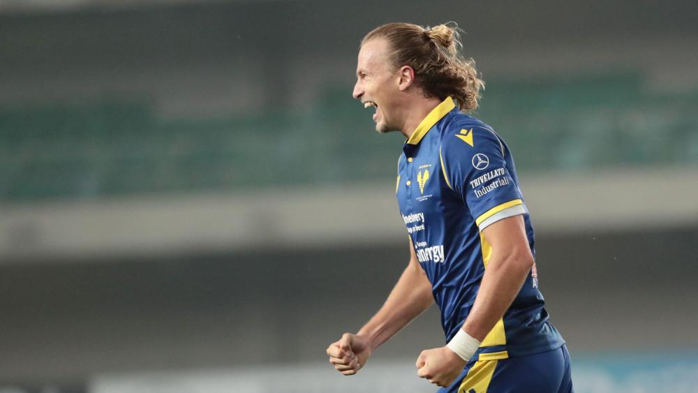 Antonin Barak traf doppelt für Hellas. © ANSA / EMANUELE PENNACCHIO