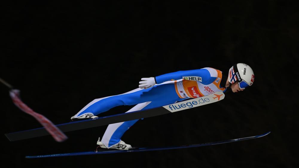 Halvor Egner Granerud en action. © APA/afp / INA FASSBENDER