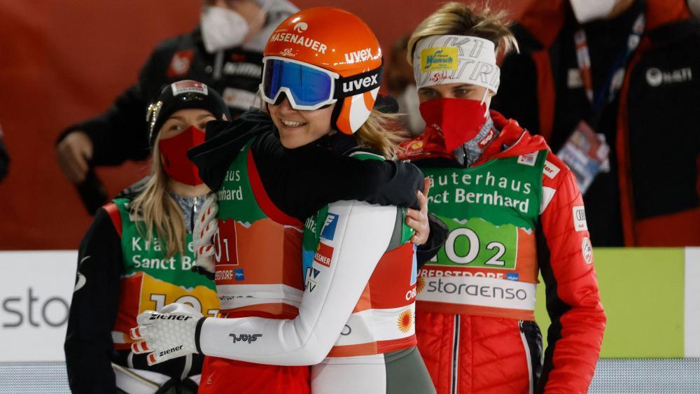 L'Autriche remporte la compétition par équipe à Oberstdorf. © APA/afp / ODD ANDERSEN