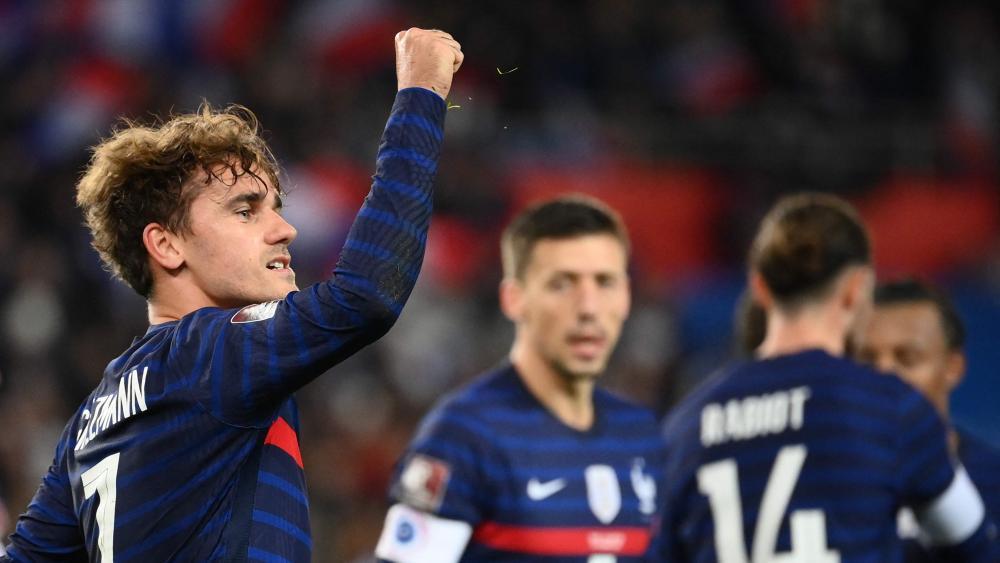 Antoine Griezmann und seine Franzosen fahren zur WM nach Katar. © APA/afp / FRANCK FIFE