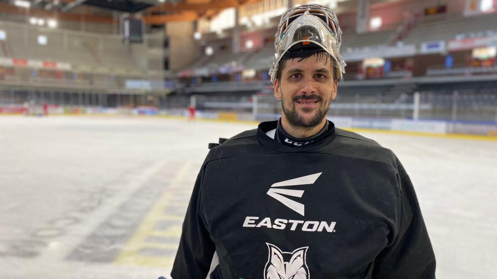 Andy Bernard, Torhüter des HC Bozen. © det