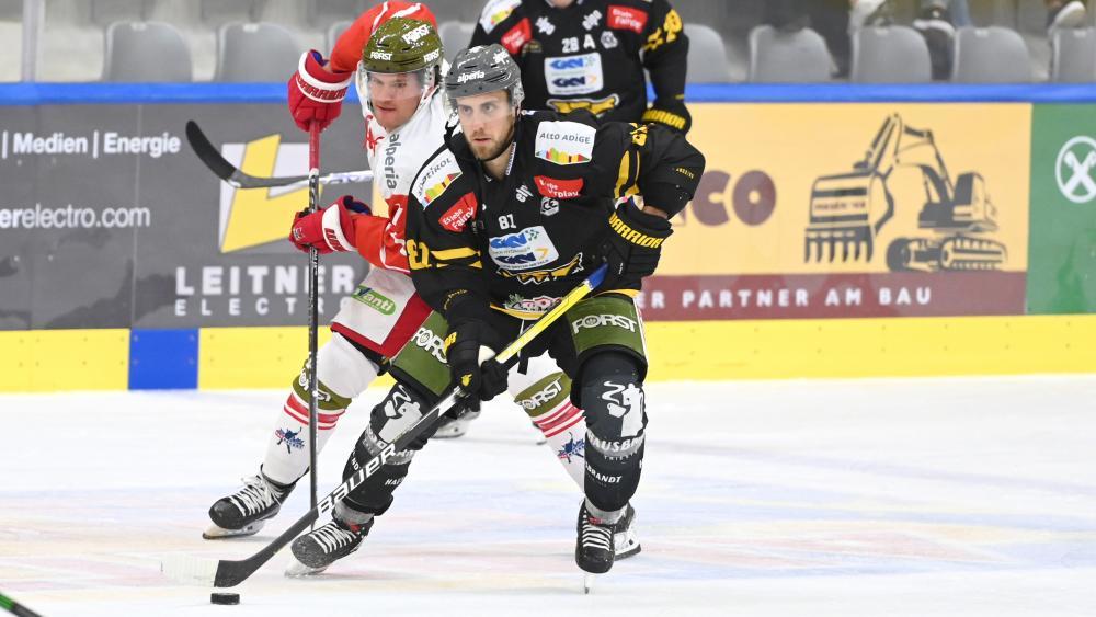 Anthony Bardaro retrouve son ancienne équipe avec le HC Pustertal. © HC Pustertal/I. Foppa
