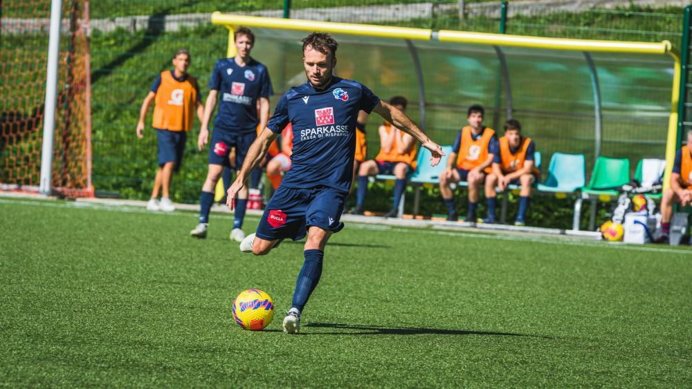 Auch Michael Bacher und der FC Gröden sind im Pokal noch dabei. © Andreas Senoner Photography