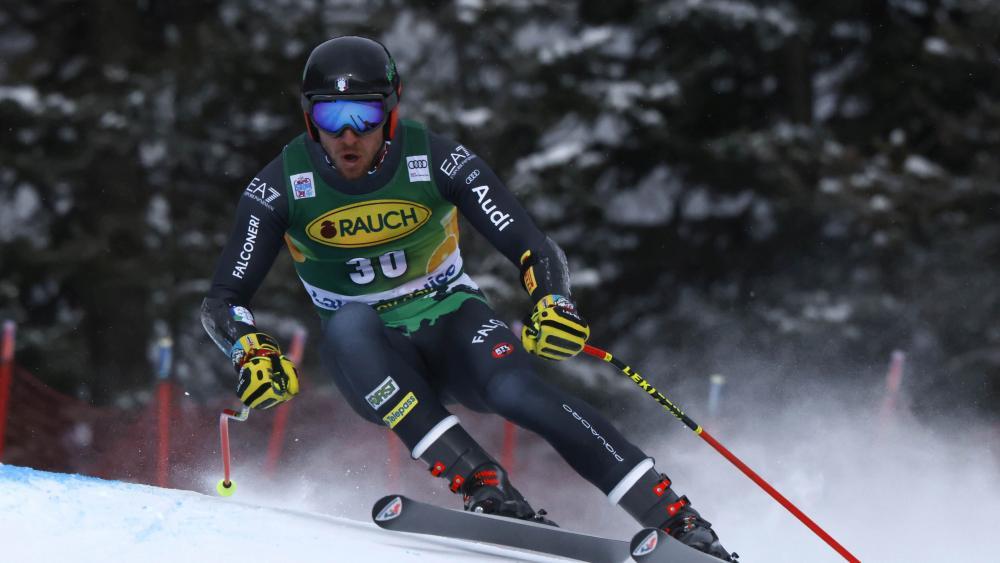 Mattia Casse war am Dienstag einer der Schnellsten. © pentaphoto