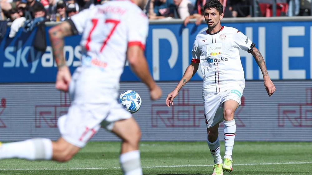 Regular player at the beginning, then a long-term substitute and finally back in the team: left-back Tommaso D'Orazio. © Photo Servizio Bordoni