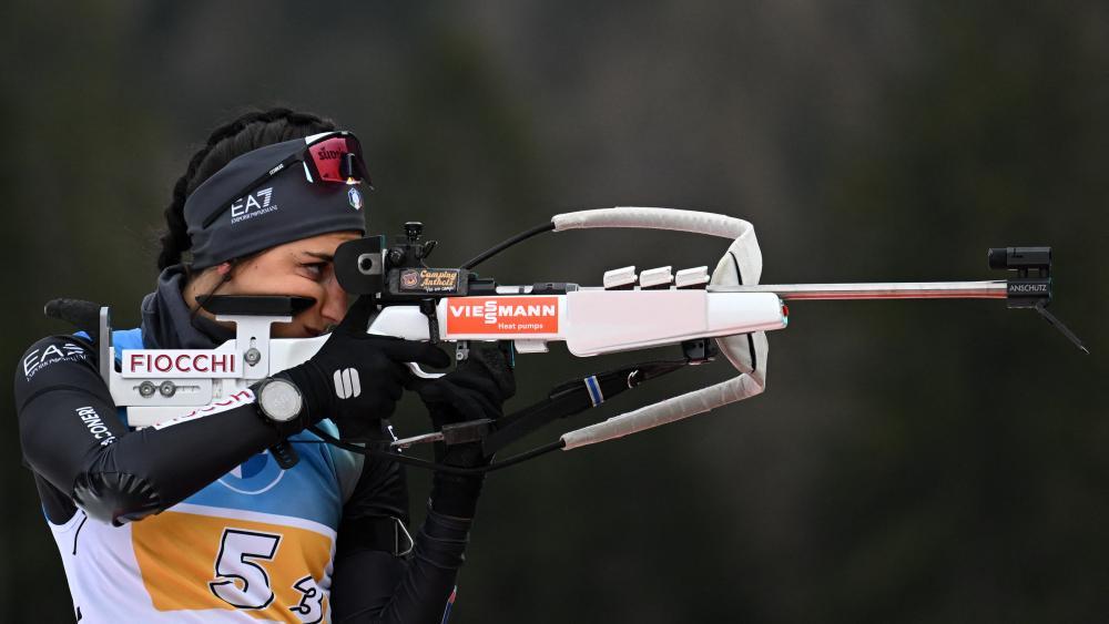 Rebecca Passler ist am Start. © AFP / CHRISTOF STACHE