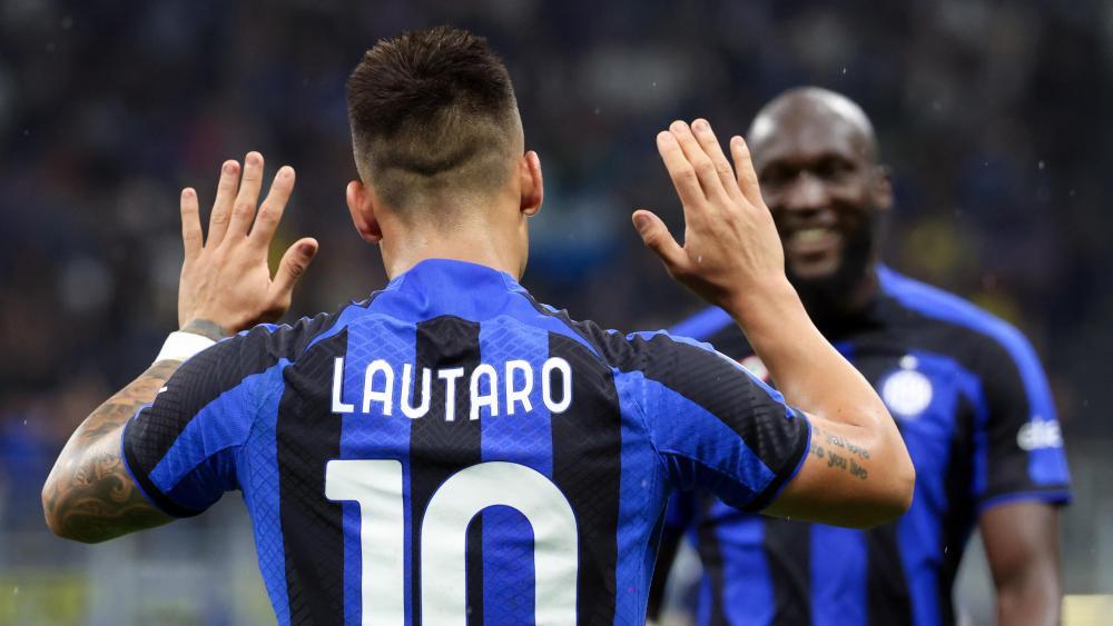 LuLa in top form: Lautaro Martinez and Romelu Lukaku shot Inter to victory. © ANSA / MATTEO BAZZI