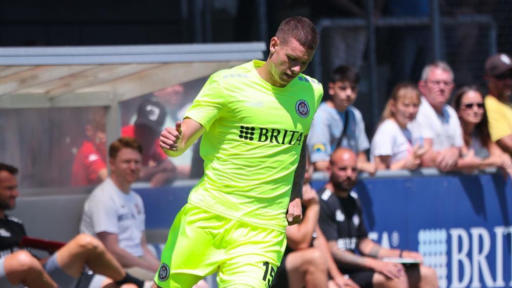 Max Reinthaler verlor mit Wehen Wiesbaden in Dresden. © Wehen Wiesbaden/Social Media