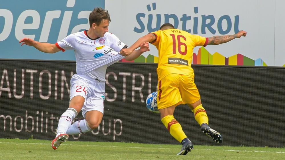 Simone Davi (l.) from Leifers finally got a chance again at FC Südtirol. © DLife/LO