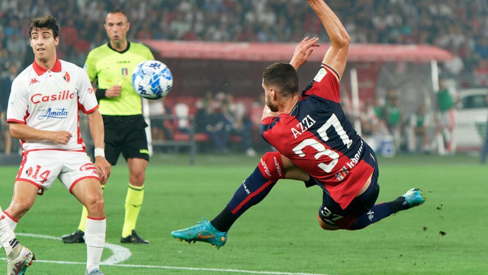 O Bari arrancou o empate em Cagliari aos 51 do 2° tempo e decidirá o acesso  à Serie A no San Nicola