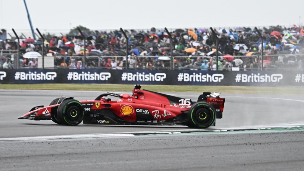 Charles Leclerc a réalisé le meilleur temps. © ANSA / CHRISTIAN BRUNA